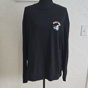 Black Graphic Sweatshirt